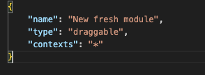 Change a module name